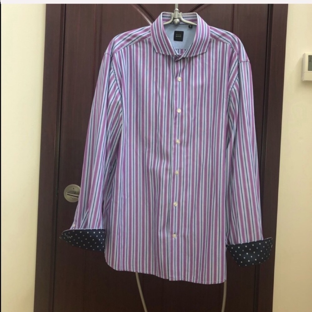 Saks fifth Ave Black Label Dress Shirt - Picture 5 of 9